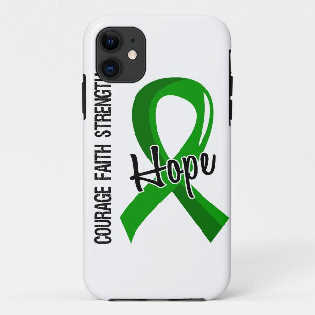 Courage Faith Hope 5 Organ Donation Case-Mate iPhone Case (Back)