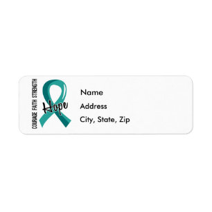 Courage Faith Hope 5 Ovarian Cancer