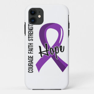 Courage Faith Hope 5 Pancreatic Cancer iPhone 11 Case