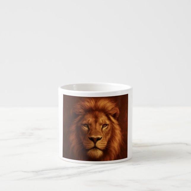 Courage & Faith Lion Mug (Front)