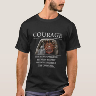Courage Fantasy (de)Motivator T-Shirt