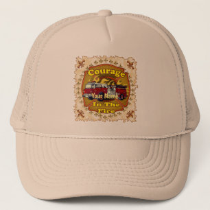 Courage Firefighter  Firetruck hat