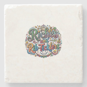 Courage is Resilience’s Fuel Inspirational T-Shirt Stone Coaster