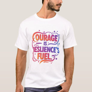 "Courage is Resilience’s Fuel" T-Shirt