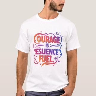  "Courage is Resilience’s Fuel"  T-Shirt