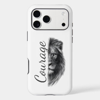 Courage Lion Artistic Minimal-
