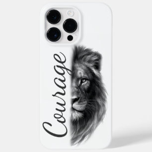 Courage Lion Artistic Minimal- Case-Mate iPhone 14 Pro Max Case