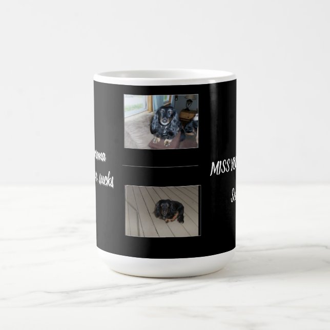 Courage & Love Melanoma Pet Tribute Coffee Mug (Center)