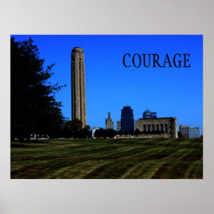 Courage Motivational Poster