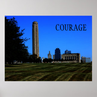 Courage Motivational Poster
