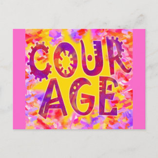 Courage Postcard