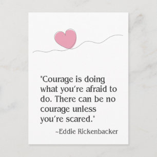 courage postcard