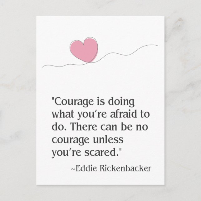 courage postcard (Front)