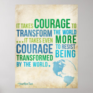 Courage. Poster