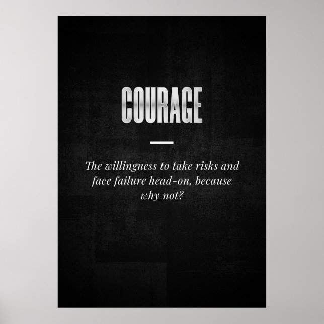 Courage Poster (Front)