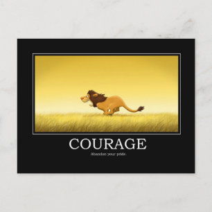 Courage Poster Postcard