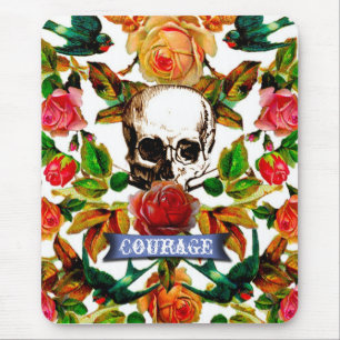 Courage Skull Mouse Mat
