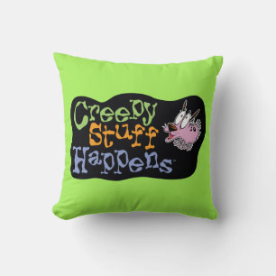 Courage the Cowardly Dog   Creepy Stuff Happens Cushion