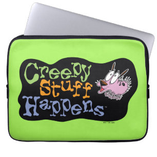 Courage the Cowardly Dog Creepy Stuff Happens Laptop Sleeve