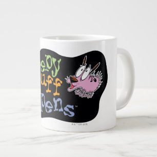 Courage the Cowardly Dog   Creepy Stuff Happens Large Coffee Mug