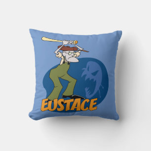 Courage the Cowardly Dog   Eustace Graphic Cushion