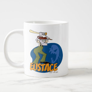 Courage the Cowardly Dog   Eustace Graphic Large Coffee Mug