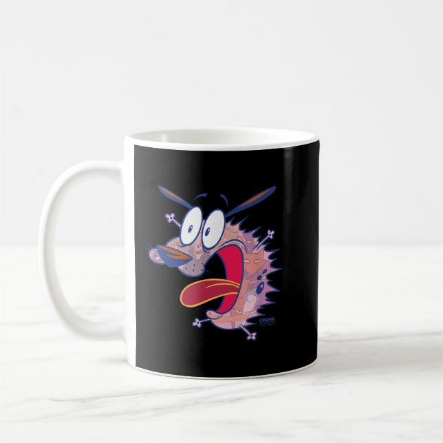 Courage the Cowardly Dog Evil Inside  Coffee Mug (Left)