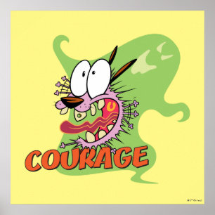 Courage the Cowardly Dog   Ghost Graphic Poster