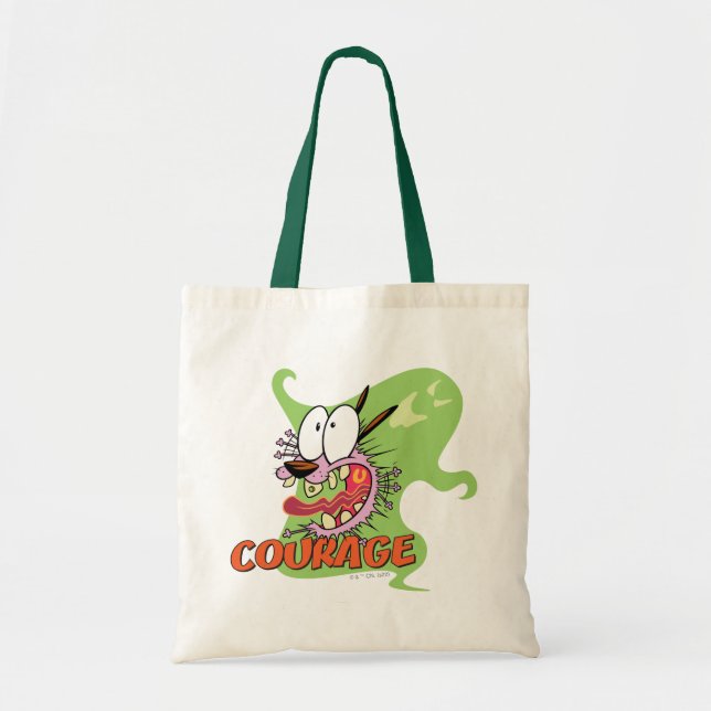 Courage the Cowardly Dog | Ghost Graphic Tote Bag (Front)