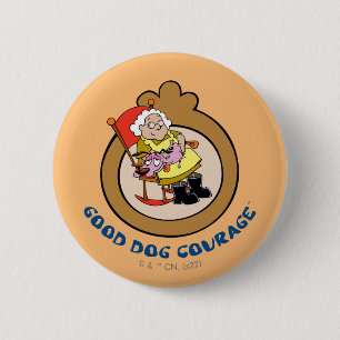 Courage the Cowardly Dog Good Dog Courage 6 Cm Round Badge