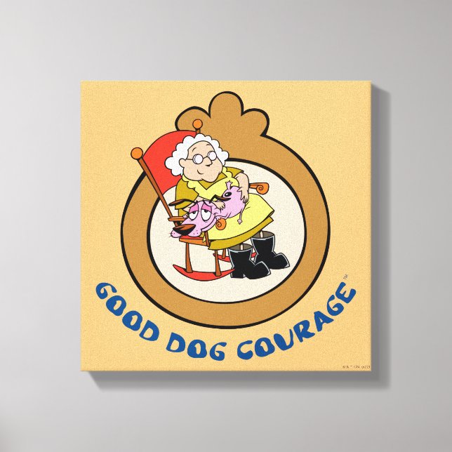 Courage the Cowardly Dog | Good Dog Courage Canvas Print (Front)