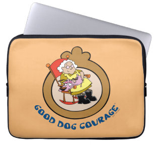 Courage the Cowardly Dog Good Dog Courage Laptop Sleeve