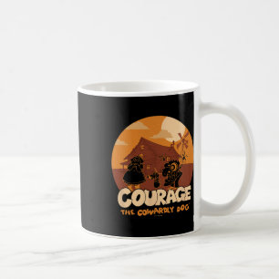Courage The Cowardly Dog Halloween Cowardly Haunt Coffee Mug