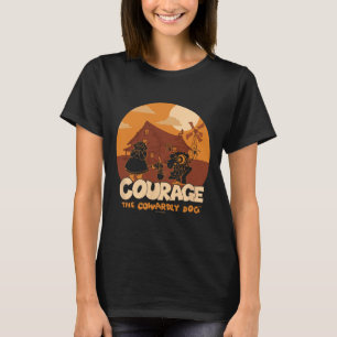 Courage The Cowardly Dog Halloween Cowardly Haunt T-Shirt