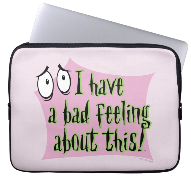 Courage the Cowardly Dog | I Have a Bad Feeling… Laptop Sleeve (Front)