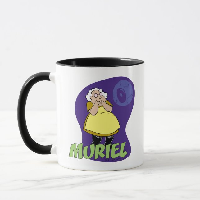 Courage the Cowardly Dog | Muriel Graphic Mug (Left)