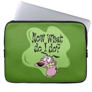 Courage the Cowardly Dog Now What Do I Do? Laptop Sleeve