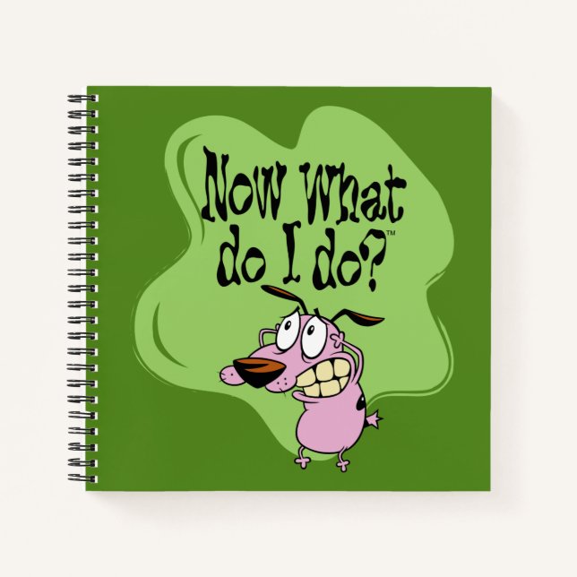 Courage the Cowardly Dog | Now What Do I Do? Notebook (Front)