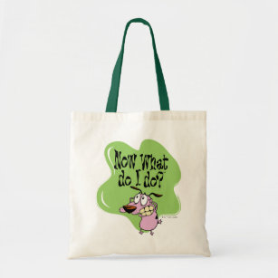 Courage the Cowardly Dog   Now What Do I Do? Tote Bag