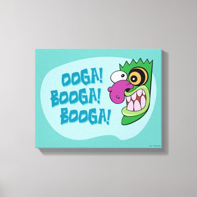 Courage the Cowardly Dog | Ooga Booga Booga! Canvas Print (Front)