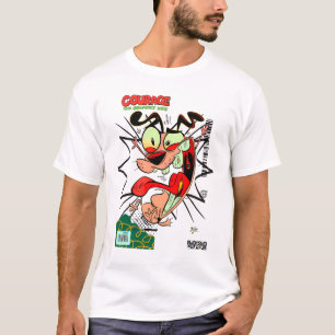 Courage the Cowardly Dog – Screaming 90s Cartoon T-Shirt