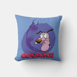 Courage the Cowardly Dog   Shadow Graphic Cushion