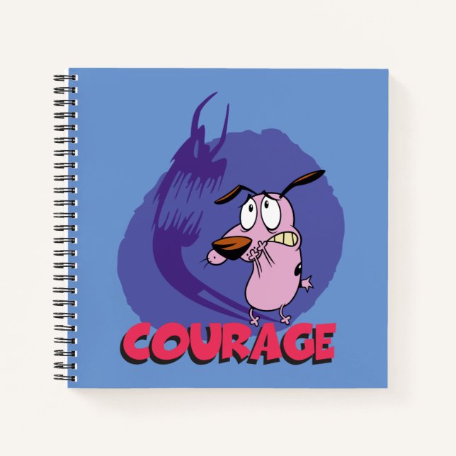 Courage the Cowardly Dog | Shadow Graphic Notebook (Front)