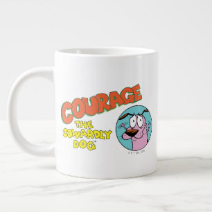 Courage the Cowardly Dog Show Logo Large Coffee Mug