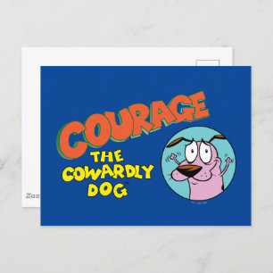 Courage the Cowardly Dog   Show Logo Postcard