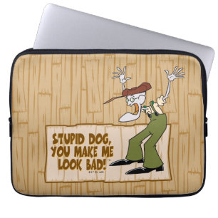 Courage the Cowardly Dog   You Make Me Look Bad! Laptop Sleeve