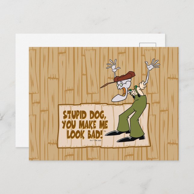 Courage the Cowardly Dog | You Make Me Look Bad! Postcard (Front/Back)