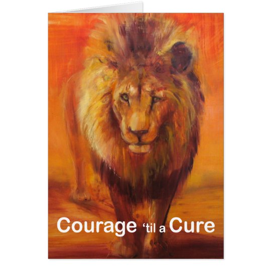 Courage 'til a Cure Note Card