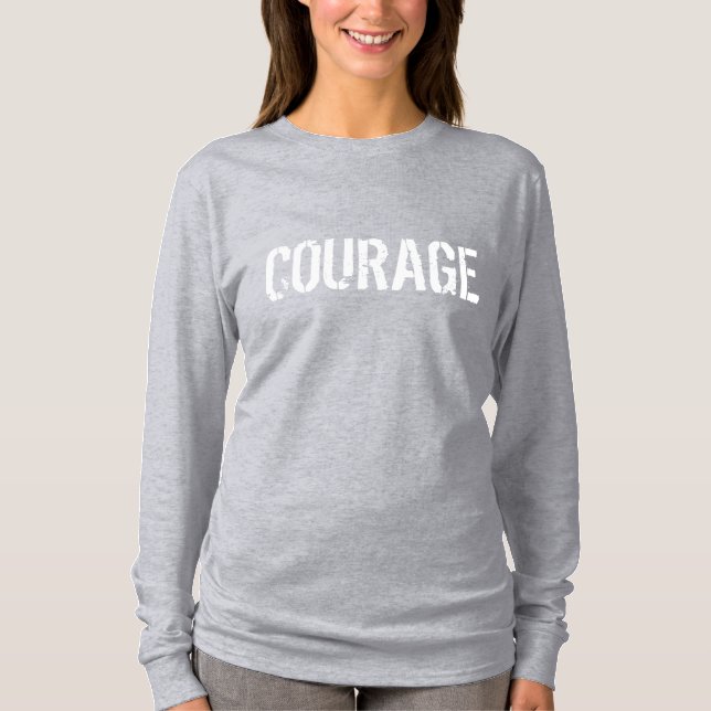 COURAGE Women's Long Sleeve T-Shirt (Front)