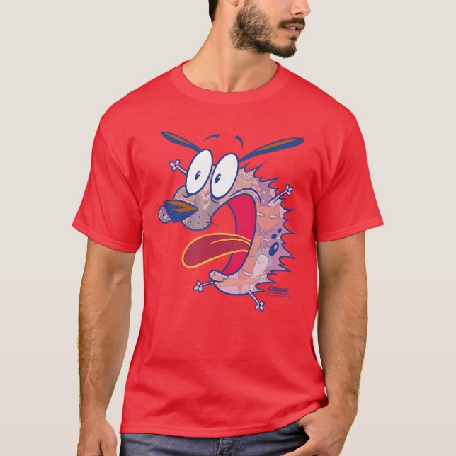 Couragehe Cowardly Dog Evil Inside Small gift T-Shirt (Front)